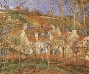 Camille Pissarro The Red Roofs oil painting